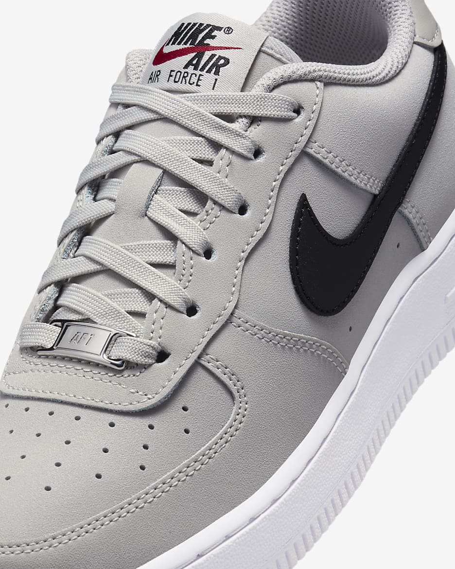 Grey and white air force 1 lv8 on sale